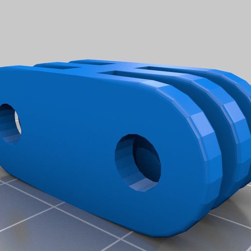 20mm sj400 gopro strong mount 3D print model - Mito3D