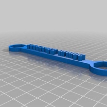 20mm clé 3d print model - Mito3D