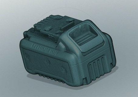 20v Dewalt 8ah litio ion batería 3d escanear 3d print model - Mito3D