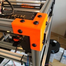 20x20 dirsek 3d_printer_parts 3d print model - Mito3D
