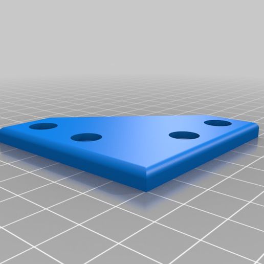 20x20 angolo staffa piedi attrezzo alluminio estrusione 3d stampa 3D print model - Mito3D