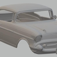 210 coupé sport 1957 imprimable corps de la voiture jeu un fente le système scalextric shell rc radio surveillance tamiya miniz 1-10 1-32 1-18 1-24 3d print model - Mito3D