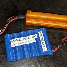 21700 li-ion 6s batteries case triangle & flat  21700 li-ion batteries case fpv