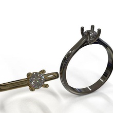 21ct diamante Fidanzamento squillare gioielleria moda bellezza nozze anello diamanti brillante Juhann Prodotto bellissimo 3d print model - Mito3D