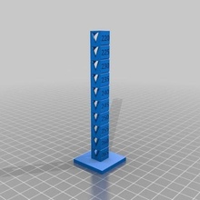 220-265 abs petg temp tower 5deg steps tool customized 3d printing tests 3d print model - Mito3D