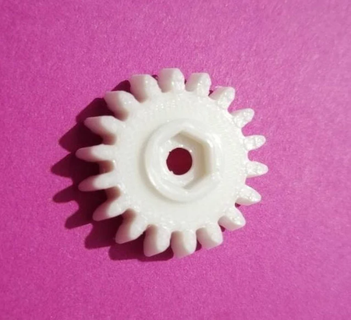 22 pin gear sentro knitting machine replacement 3d print model - Mito3D