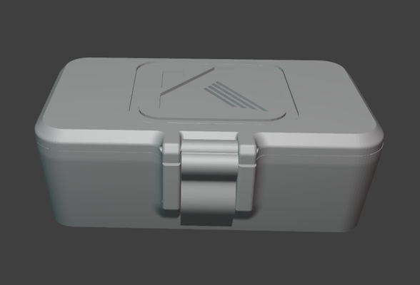 22lr ammo box ammunition case 3d print model - Mito3D
