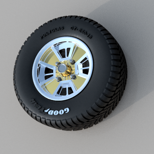 240 zx classic wheel 3D print model - Mito3D