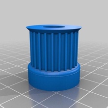 24 10 htd m3 pulley customized 3d_printer_parts 3d print model - Mito3D