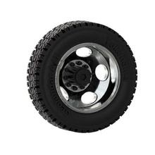 24 5 70 r19 dually tyres rims 1 scale 3d print model - Mito3D