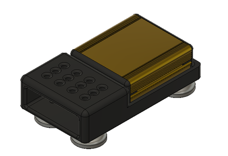 24v 12v basit mag binmek gadget gme redüktör zip bağlar kelepçeler 3d print model - Mito3D