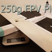 250g fpv plane rc aircraft airplane planes r/c_vehicles 3d print model - Mito3D