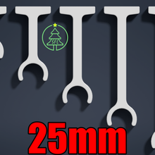 25mm pvc Rohr Standard montieren Clip Weihnachten metrisch sch40 Unterstützung ws2811 xlights draussen Garten 3d print model - Mito3D