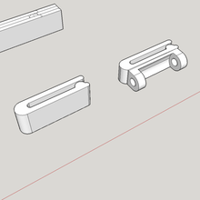 25mm strap lock bastone di incandescenza titolare moda accessori cinturino serratura glowstick 3d print model - Mito3D