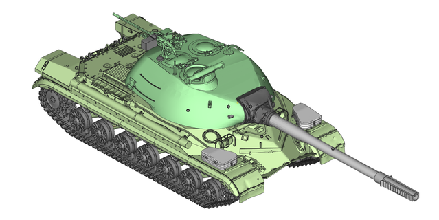 268v5 tank destroyer stl heavy world tanks model 3d print model - Mito3D