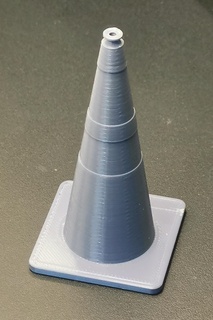 28-inch traffic cone 1 9 8 10 scale rc crawler 3d print model - Mito3D