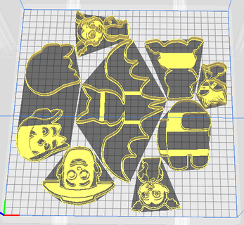 28 cookie cutters 3d print model - Mito3D