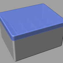 28 ml universelle mccartney flacons boîte détient 20 divers la science laboratoire de 3d print model - Mito3D