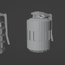 28mm 40k grenades 3d print model - Mito3D