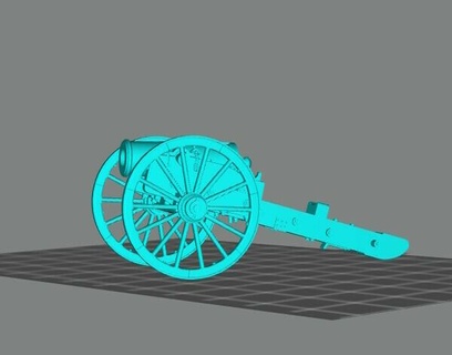 28mm acw 8 inch howitzer Game #acw #american civil war american wargame wargaming table top #taletopgames #blackpower #wargames 3d print model - Mito3D