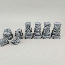 28mm carved stone pillar game toy accessories warhammer wargaming tabletop rpg roleplaying pathfinder moria lotr gaming frostgrave dwarven dwarf dungeons dragons dnd boardgame 3d print model - Mito3D