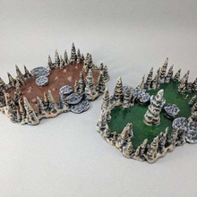 28mm cavern crossings game toy accessories warhammer wargaming tabletop stalagmite scatter terrain roleplaying pool pathfinder openforge mud gaming fantasy dungeons dragons dnd cave boardgame 40k 3d print model - Mito3D