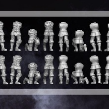 28mm extra ww2 chinese torsos game