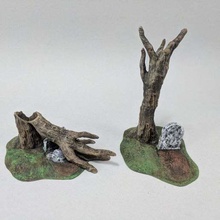 28mm gravestone tree game toy accessories warhammer wargaming tabletop scatter terrain rpg roleplaying pathfinder openforge grave gaming frostgrave fantasy dungeons dragons dnd 40k 3d print model - Mito3D