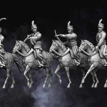 28mm napoleônico mamluk cavalaria napoleão Peru turco otomano Egito egípcio jogos guerra 3d print model - Mito3D