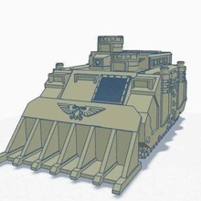 28mm represor como apc juego de conversión tanque warhammer 40k wh40k juguete 3d print model - Mito3D
