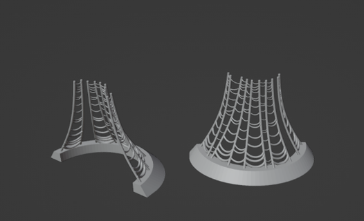 28mm Rahmen Fantasie Netz Zeichen Spinne Creepyhero Studios buchstabieren vernetzt Dungeons Drachen 3d print model - Mito3D
