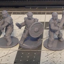 28mm scale miniatures general fighter game 3d print model - Mito3D