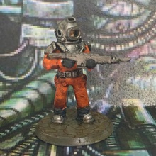 28mm space miner guard miniature game games wargaming wargames wargame miniatures mini imperial figure dnd 32mm 30mm 25mm 3d print model - Mito3D