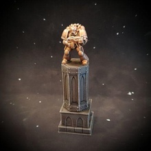 28mm statue plinth 40k scenery terrain warhammer buildings_structures 3d print model - Mito3D