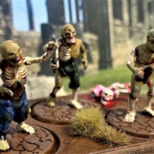 28mm de zumbis mortos-vivos andando em miniatura - ghoul jogo jogos zumbi warhammer fantasy wargaming wargames wargame plantas vs zombies necromante minis miniaturas mini goulotte fww figuras a figura fantasia dnd ação 32mm 30mm 15mm 3d print model - Mito3D