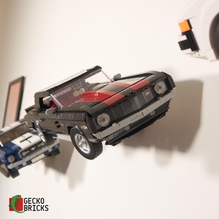 2 1 Mauer montieren Lego Schöpfer Chevrolet Camaro z28 10304 abgewinkelt spülen Wagen Muskel 3d print model - Mito3D