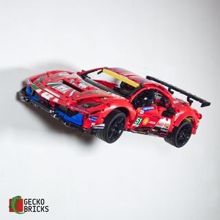 2 1 duvar binmek Lego teknik Ferrari gte 42125 açılı kızarma 3d print model - Mito3D