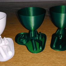 2 cactus cabeça de beber matt potes a casa vaso flores ferver pote 3d print model - Mito3D