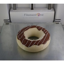 2 color donut home pastry bakery food decoration 3d print model - Mito3D