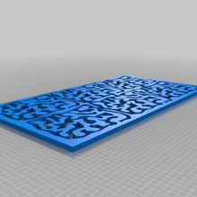 2 color pattern 3d print model - Mito3D