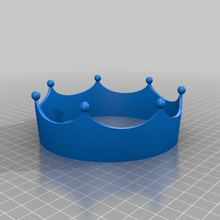 2 personnalisé paramétré couronne mode costume 3d print model - Mito3D