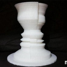 2 faces de vase à fleur illusion la maison 3d print model - Mito3D