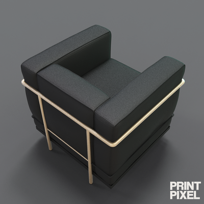 2 fauteuil grandiose confort petit mod échelle 1 12 poupée maison diorome chaise réplique 3d print model - Mito3D