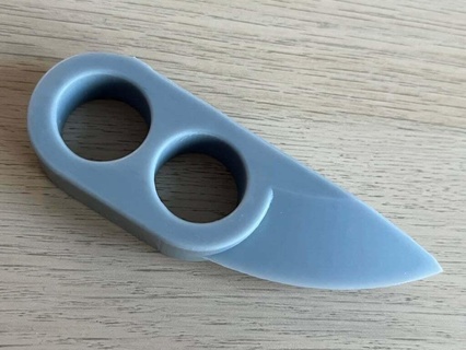 2 dito coltello freddo fantasia wepon 3d print model - Mito3D