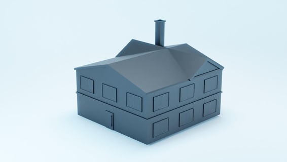 2 andares casa uhd resolução arquitetura 3d print model - Mito3D