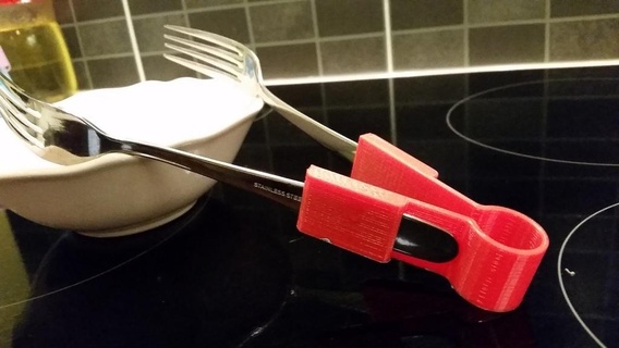 2 garfos tornar pinças cozinha jantar 3d print model - Mito3D