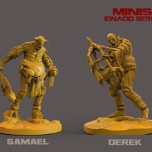 2 géants stl atelier jeu personnagesstl orcs 3d ogres minis marteau guerre impressions impression 3d print model - Mito3D