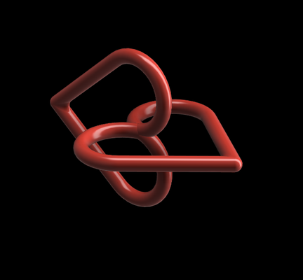 2 hearts heart 3d print model - Mito3D