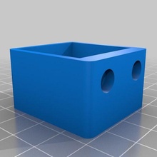 2 mıknatıs Kutu kalp özelleştirilmiş konteynerler 3d print model - Mito3D