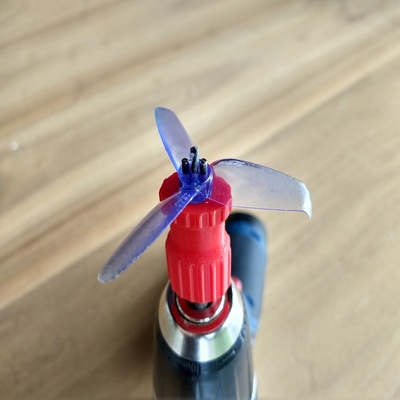 2 mm drill tool micro size propellers r c vehicles remote control 3d print model - Mito3D
